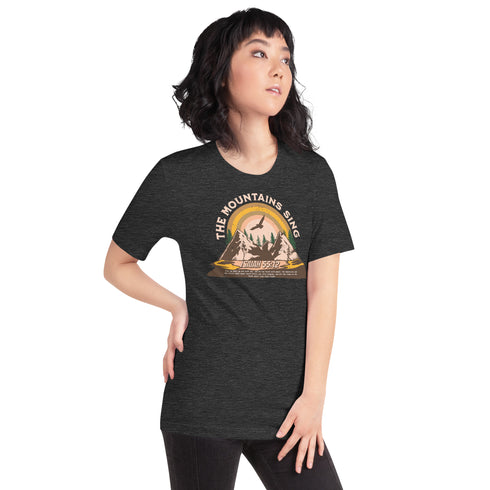 The Mountains Sing Christian Bible Verse T-Shirt